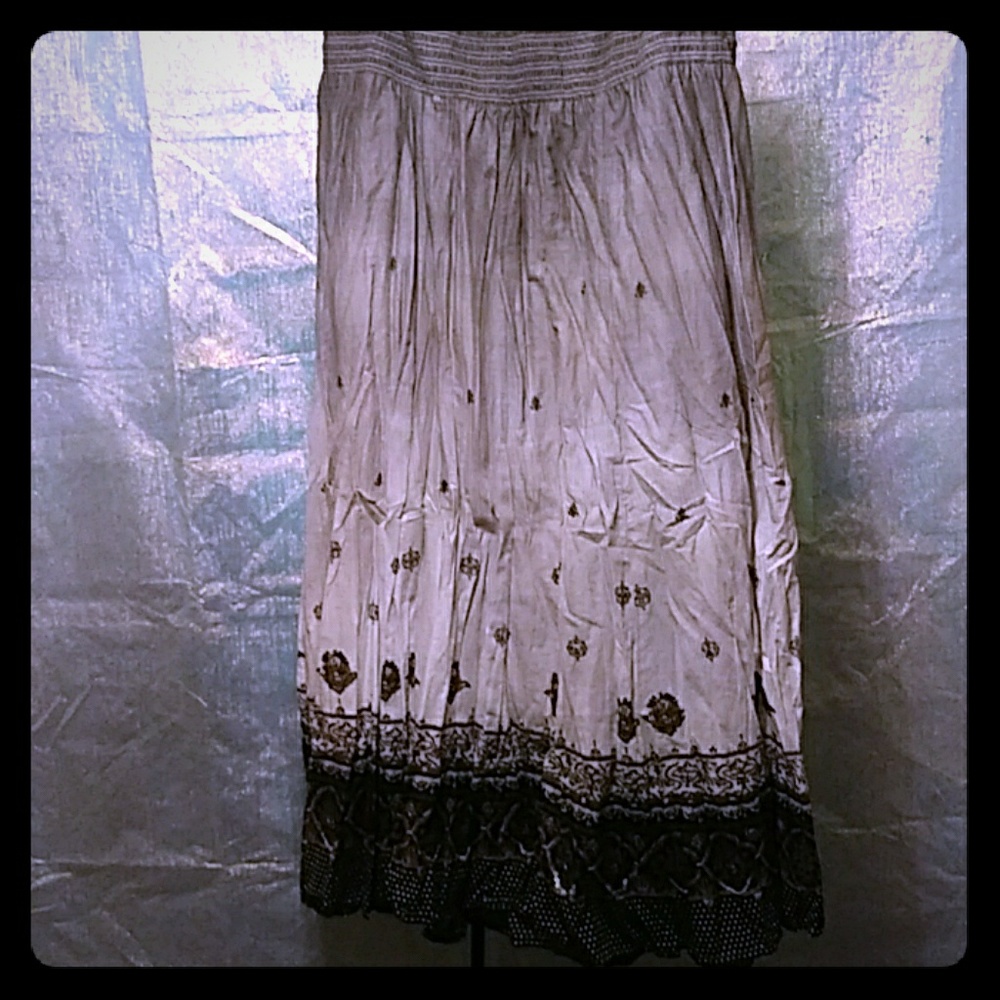 Lane Bryant Stone washed peasant skirt